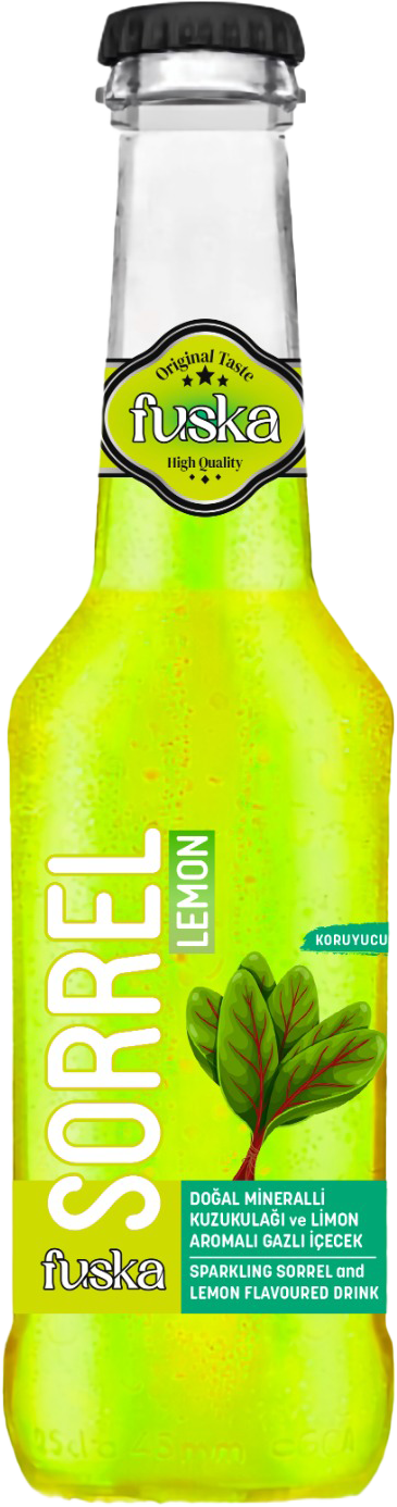 Fuska sorrel and lemon sparkling drink