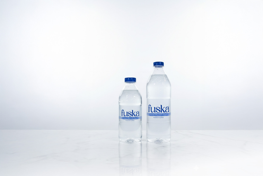 Fuska Premium PET bottles, 400 ml and 750 ml