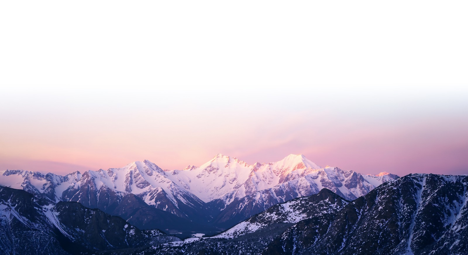 Snow-covered mountains