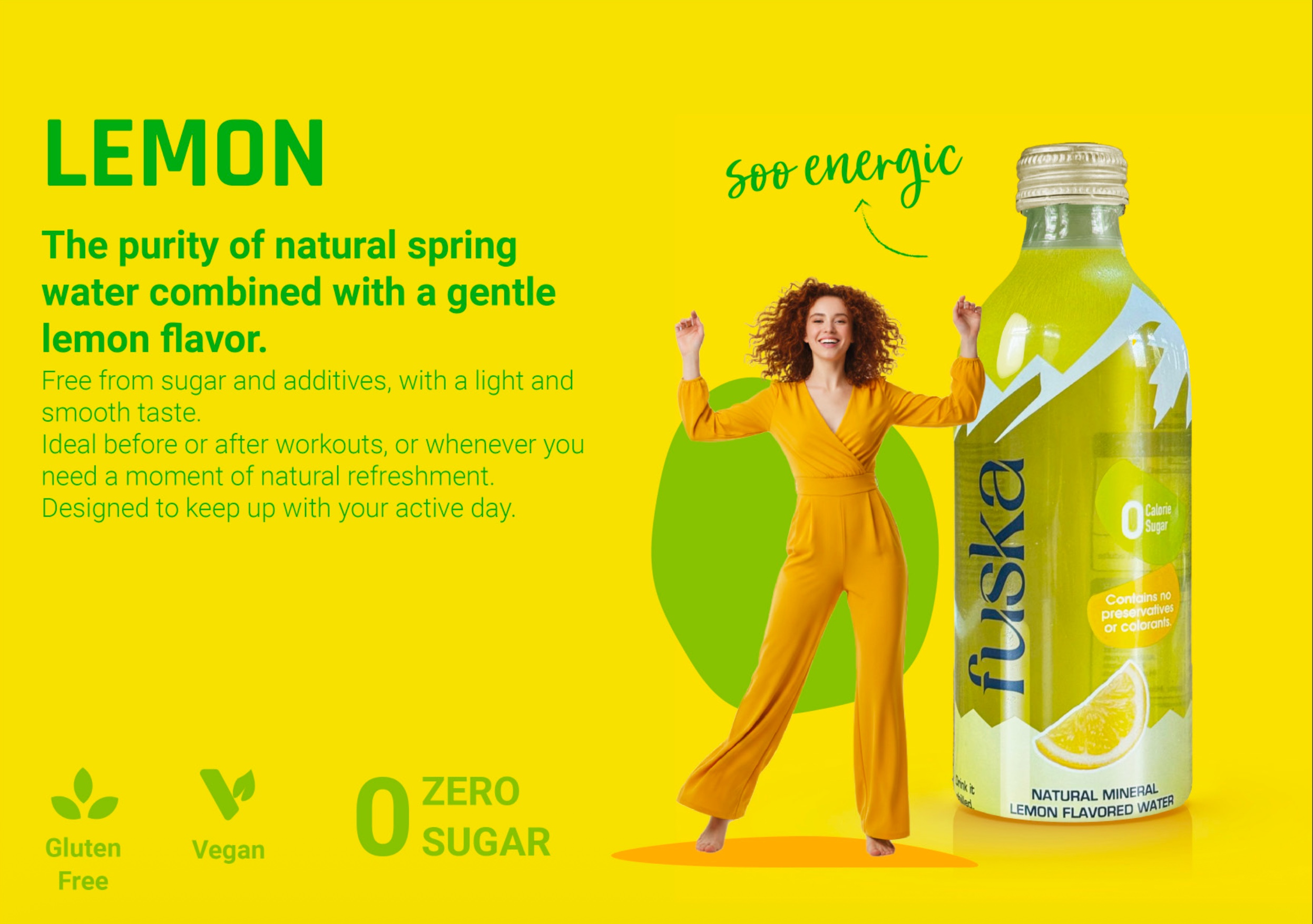 LEMON flavored water