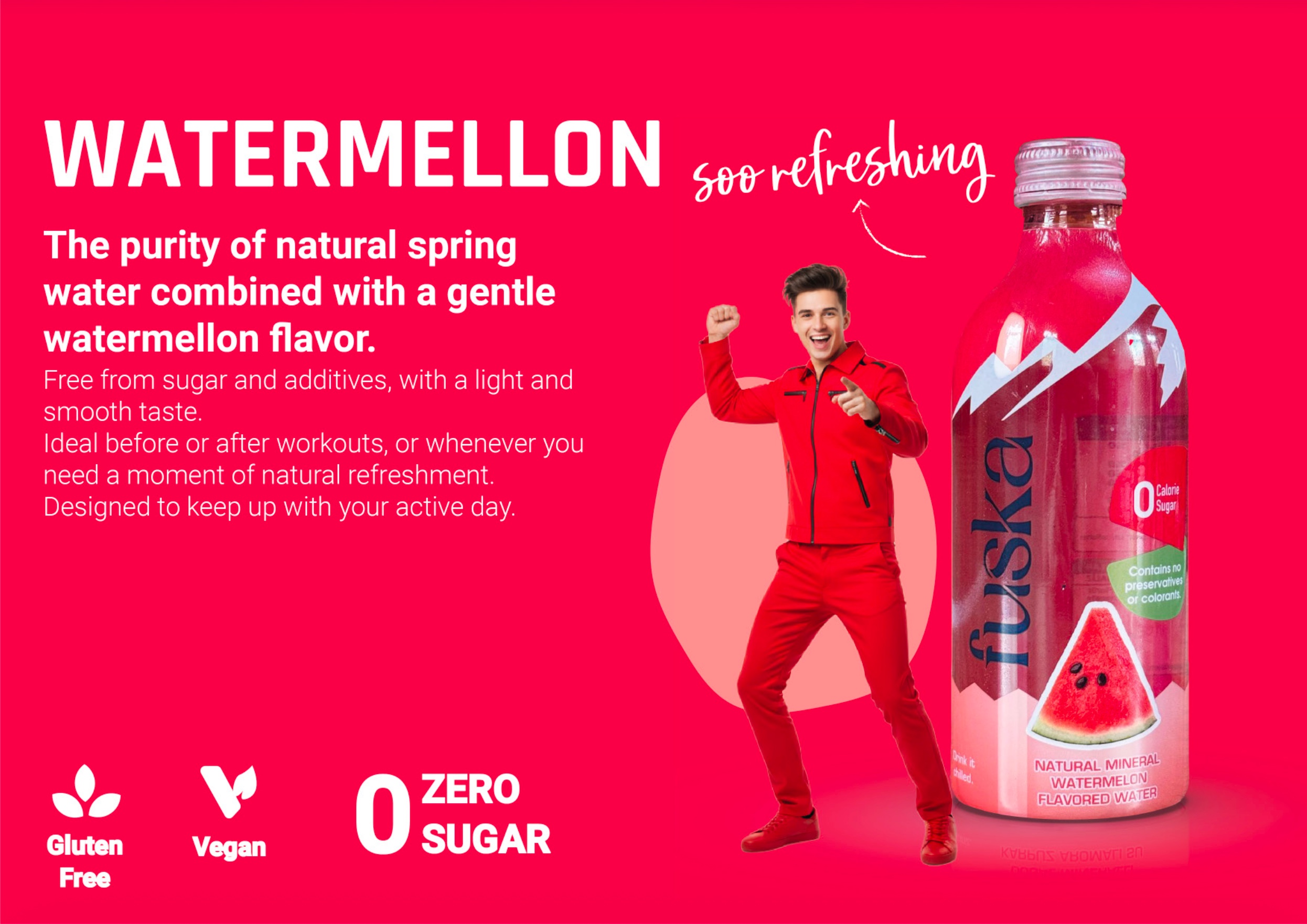 WATERMELON flavored water